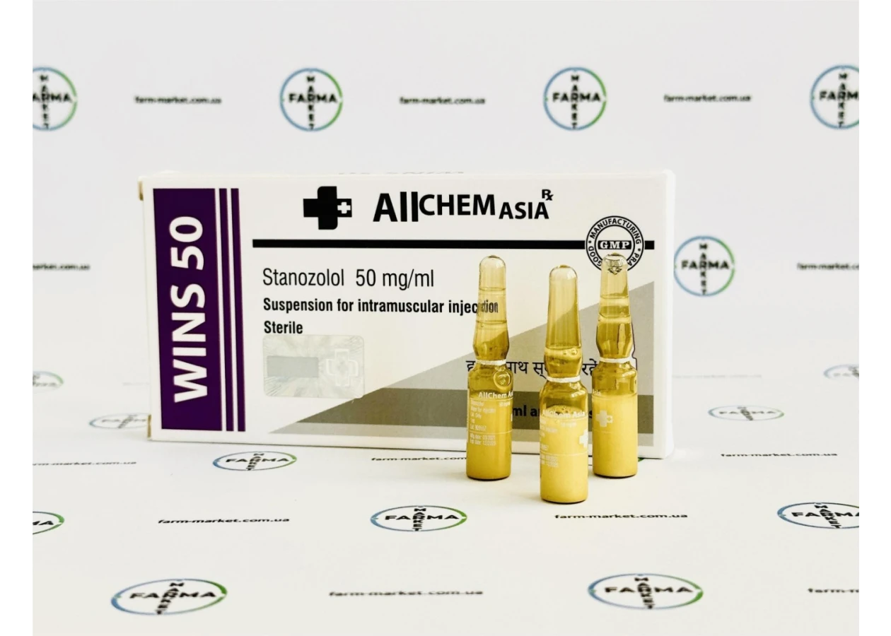 Фото 2 - Wins Allchem (Винстрол Алчем) 50мг/1мл