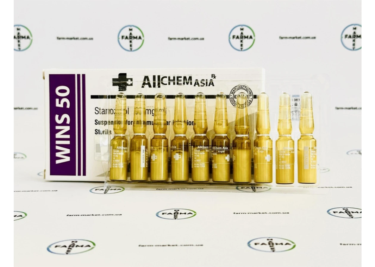 Фото 1 - Wins Allchem (Винстрол Алчем) 50мг/1мл