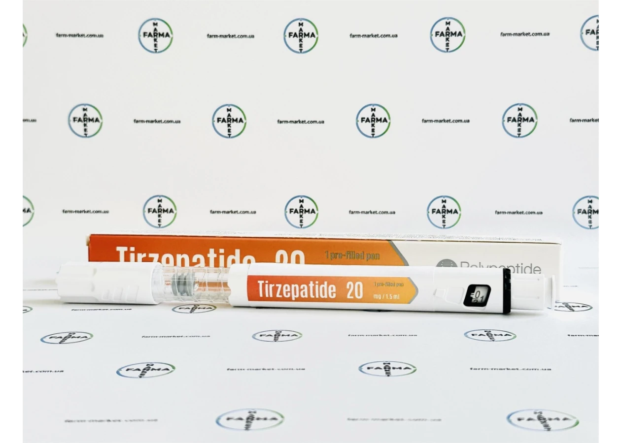 Фото 1 - Tirzepatide Polypeptide (Тирзипетад Полипептид) шприц-ручка 20 мг