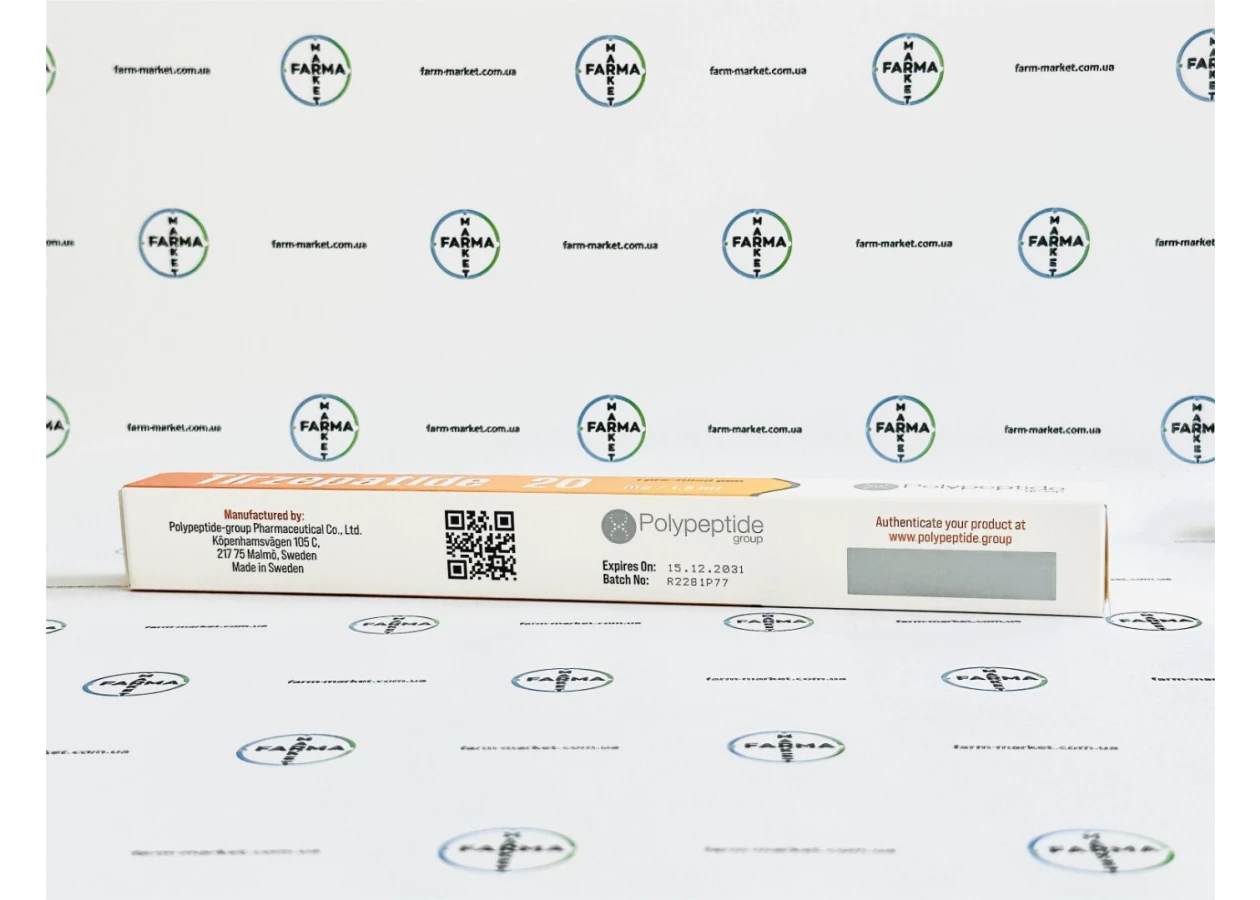 Фото 4 - Tirzepatide Polypeptide (Тирзипетад Полипептид) шприц-ручка 20 мг