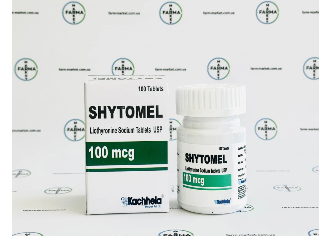 Фото 1 - Т3 Ліотиронин (Liothyronine) Shytomel - 100мкг 100табл