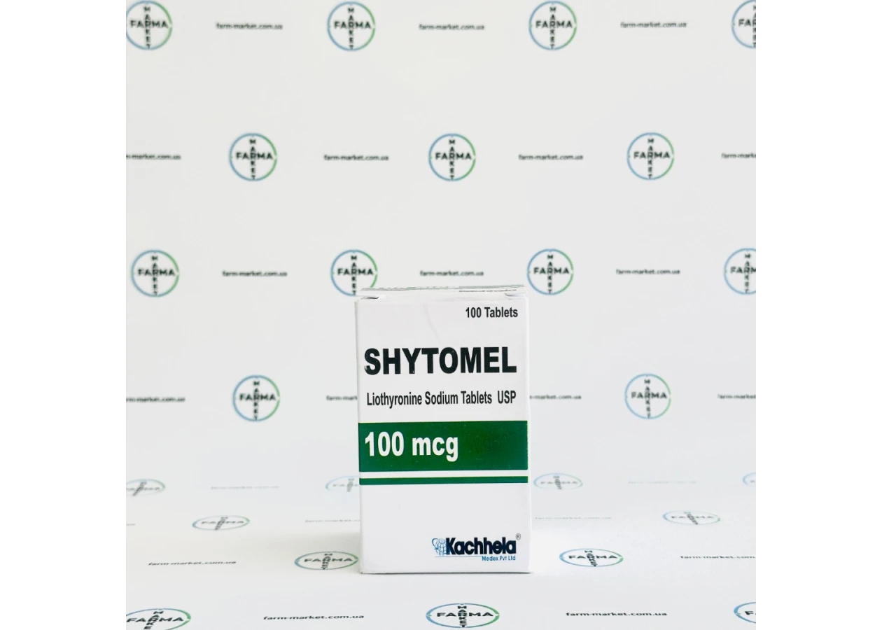 Фото 4 - Т3 Ліотиронин (Liothyronine) Shytomel - 100мкг 100табл
