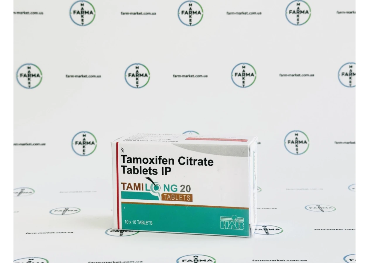Фото 2 - Tamoxifen Citrate (Тамоксіфен цитрат) TAMILONG 20мг- 10т (блістер)