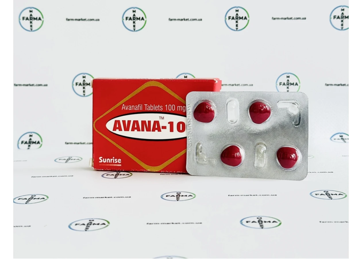 Фото 1 - Avanafil Аванафил (AVANA-100) 100мг 4таб