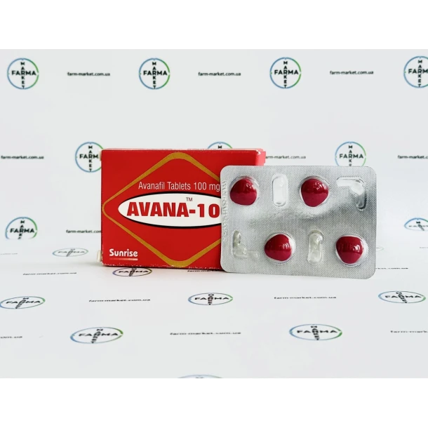 Avanafil Аванафіл (AVANA-100) 100мг 4таб