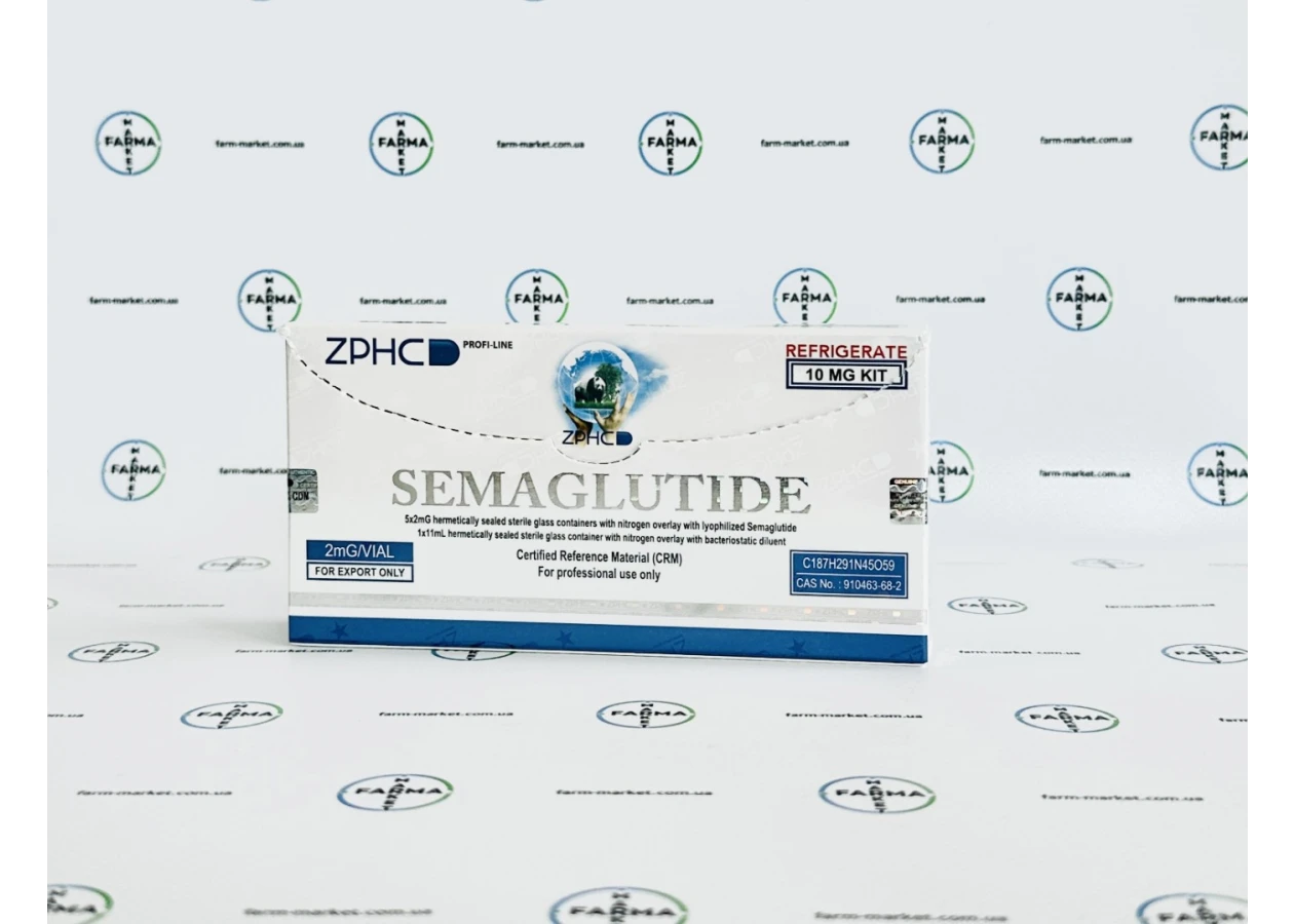 Фото 2 - Семаглутид (Semaglutide ZPHC 10mg) 5 флаконов по 2мг