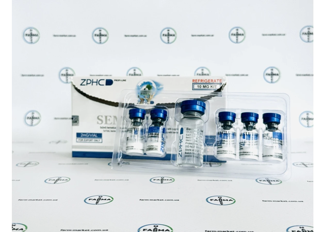 Фото 1 - Семаглутид (Semaglutide ZPHC 10mg) 5 флаконов по 2мг