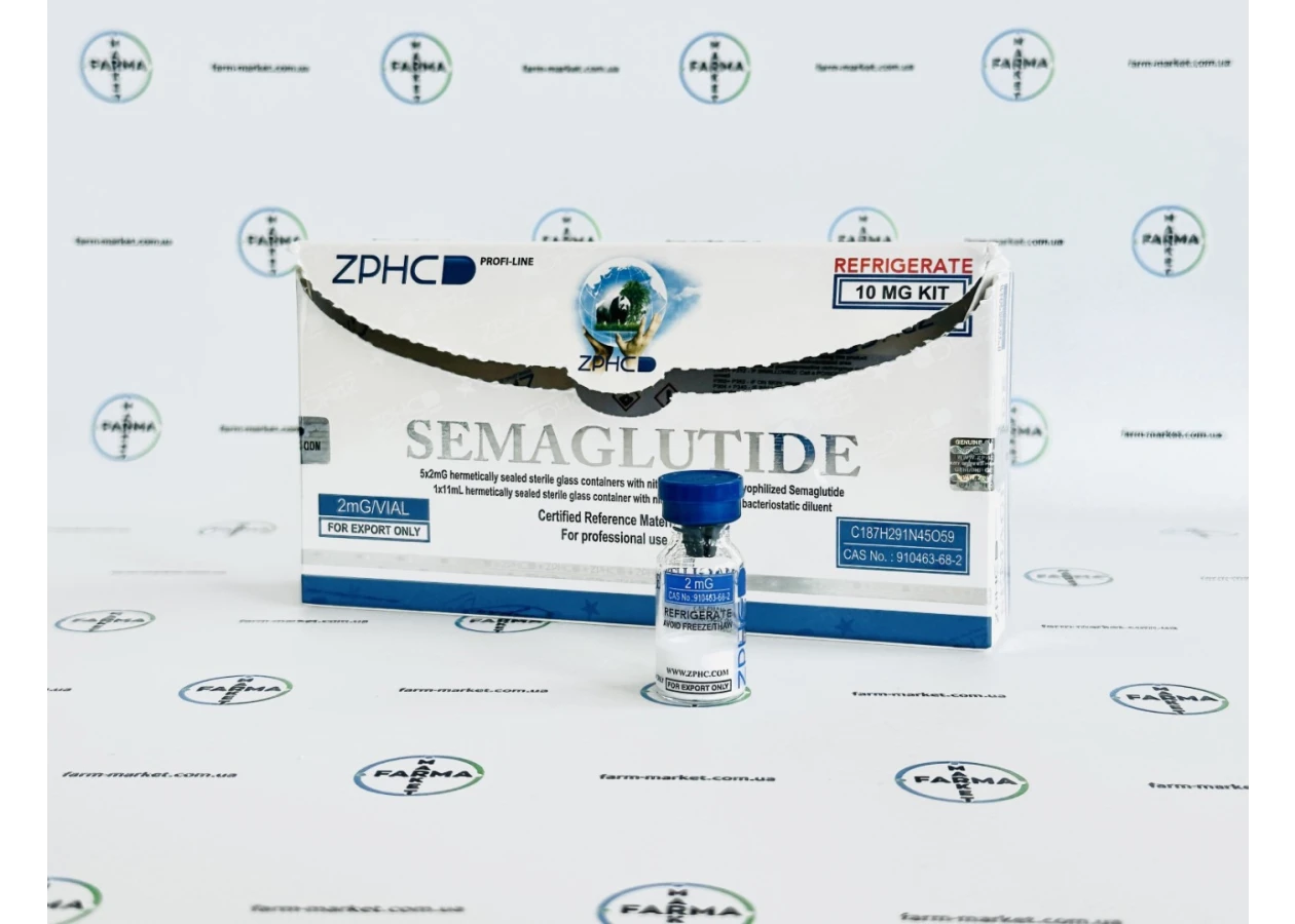 Фото 1 - Семаглутид (Semaglutide ZPHC 10mg) 1 флакон 2мг