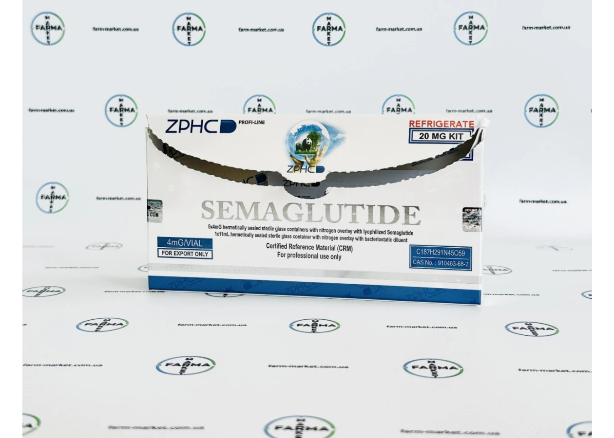 Фото 2 - Семаглутид (Semaglutide ZPHC 20mg) 5 флаконов по 4мг