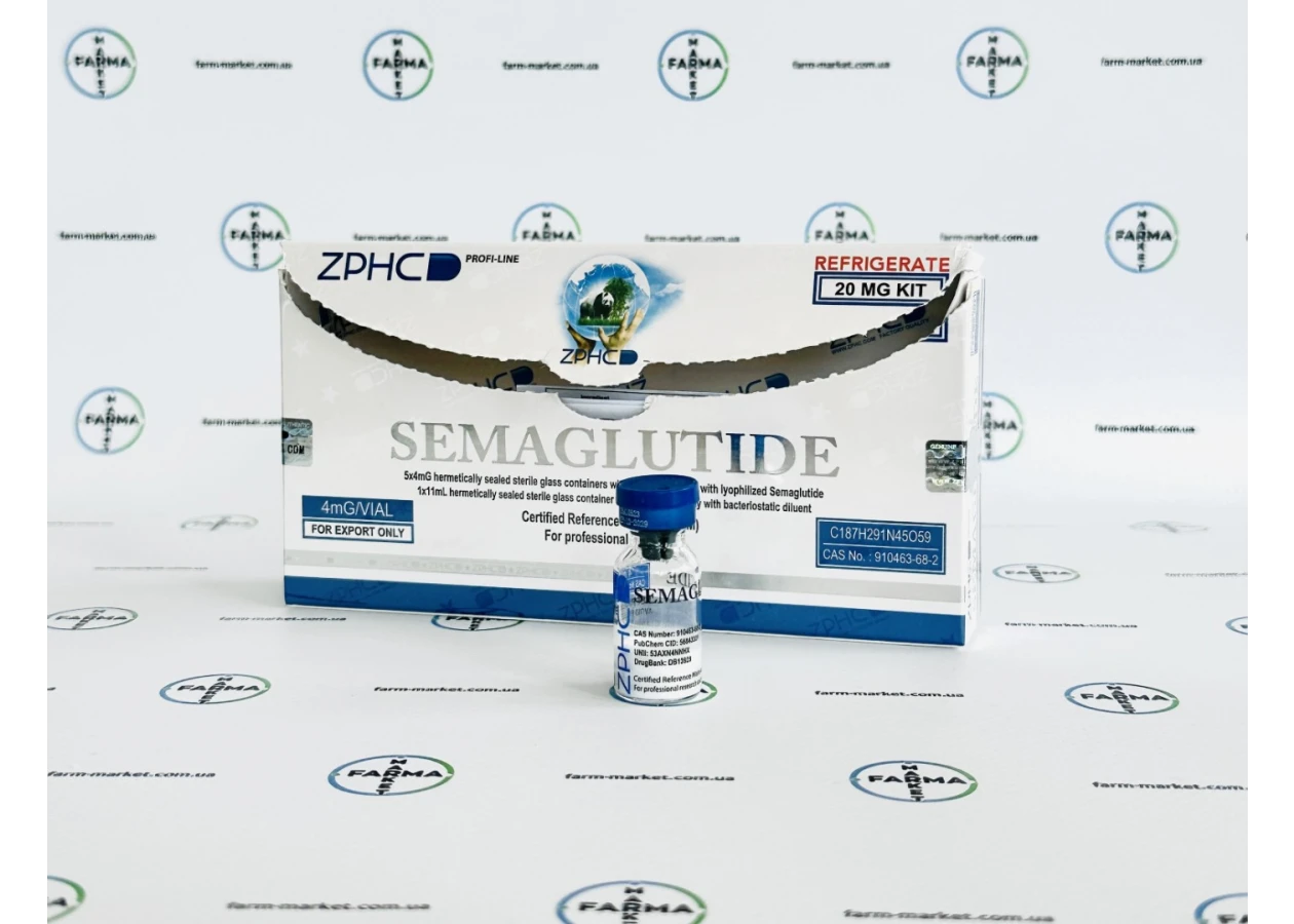 Фото 1 - Семаглутид (Semaglutide ZPHC 20mg) 1 флакон 4мг